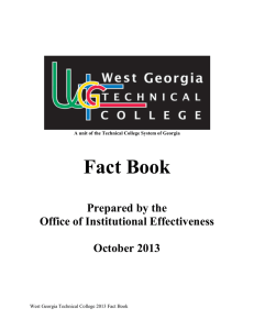 Fact Book  Prepared by the Office of Institutional Effectiveness