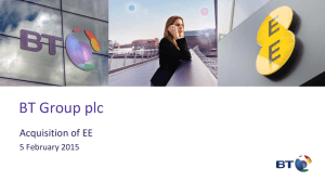 BT Group plc Acquisition of EE 5 February 2015