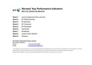 Revised Key Performance Indicators 2011/12, 2012/13 &amp; 2013/14