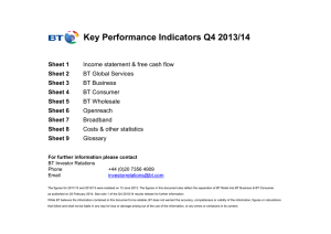 Key Performance Indicators Q4 2013/14