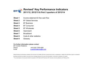 Revised Key Performance Indicators 2011/12, 2012/13 &amp; first 3 quarters of 2013/14