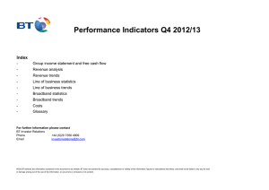 Performance Indicators Q4 2012/13 Index