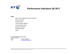 Performance Indicators Q4 2011 Index