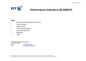 Performance Indicators Q4 2009/10 Index