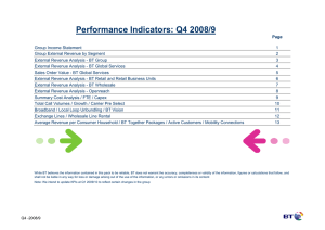 Performance Indicators: Q4 2008/9