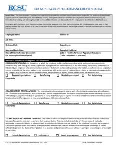 EPA NON‐FACULTY PERFORMANCE REVIEW FORM                                                  