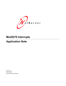 Mod5270 Interrupts Application Note d