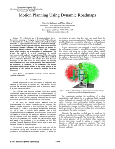 MotionPlanningUsingDynamicRoadmaps MarceloKallmannandMajaMataric