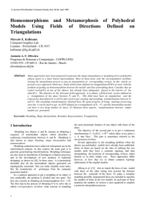 Homeomorphisms and Metamorphosis of Polyhedral Triangulations