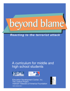 beyond blame A curriculum for middle and high school students