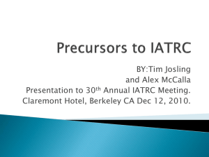 BY:Tim Josling and Alex McCalla Presentation to 30 Annual IATRC Meeting.