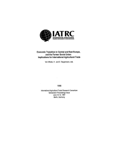 *IATRC Economic Transition and  the  Former Implications  for International