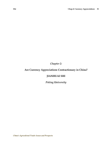 Chapter 2:  Peking University Are Currency Appreciations Contractionary in China?