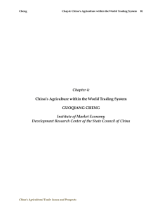 Chapter 4:  Institute of Market Economy