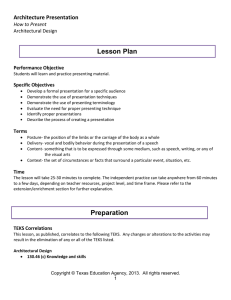 Lesson Plan Architecture Presentation How to Present
