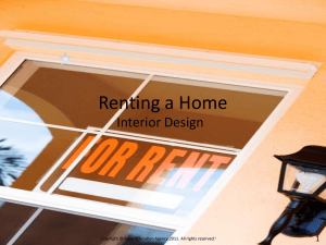 Renting a Home Interior Design 1