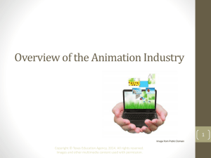Overview of the Animation Industry 1