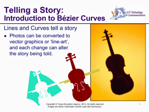 Telling a Story: Introduction to Bézier Curves