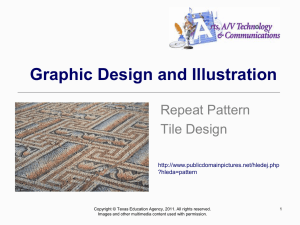 Graphic Design and Illustration Repeat Pattern Tile Design