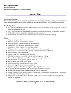 Lesson Plan Writing Essentials  Business English 
