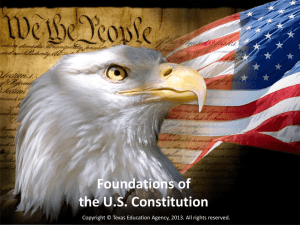 Foundations of the U.S. Constitution