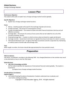 Lesson Plan Global Business    