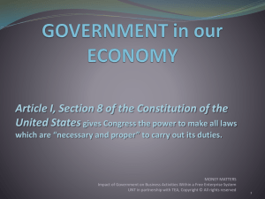 Article I, Section 8 of the Constitution of the United States