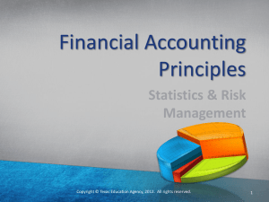 Financial Accounting Principles Statistics &amp; Risk Management