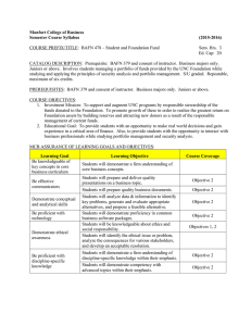 Monfort College of Business Semester Course Syllabus (2015-2016)