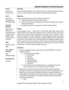 UNDERSTANDING PATHOPHYSIOLOGY