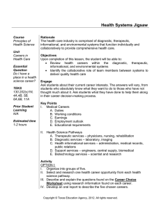 Health Systems Jigsaw