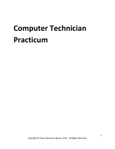 Computer Technician Practicum 1