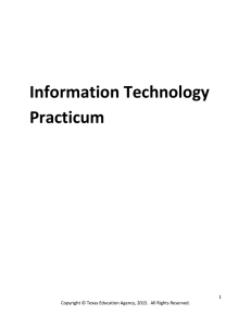 Information Technology Practicum 1