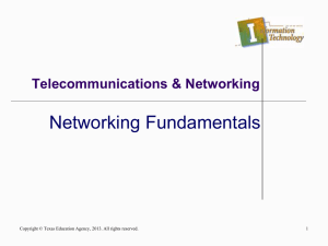 Networking Fundamentals Telecommunications &amp; Networking 1