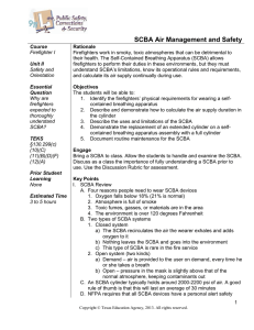 SCBA Air Management and Safety