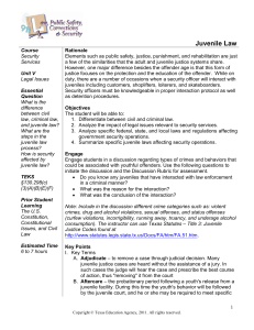 Juvenile Law