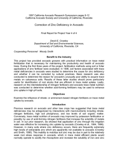 1997 California Avocado Research Symposium pages 9-12