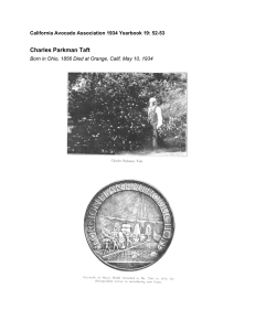 Charles Parkman Taft California Avocado Association 1934 Yearbook 19: 52-53