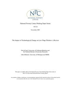National Poverty Center Working Paper Series