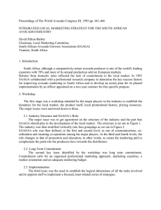 Proceedings of The World Avocado Congress III, 1995 pp. 461-466