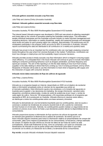 Proceedings VII World Avocado Congress 2011 (Actas VII Congreso Mundial... Cairns, Australia. 5 – 9 September 2011