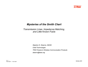Mysteries of the Smith Chart Transmission Lines, Impedance Matching,