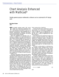 T Chart Analysis Enhanced with Mathcad ®
