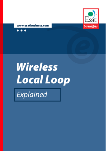 Wireless Local Loop Explained www.esatbusiness.com