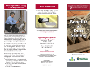 Benefits of Duct Sealing