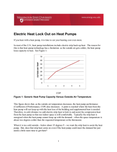 Electric Heat Lock Out on Heat Pumps