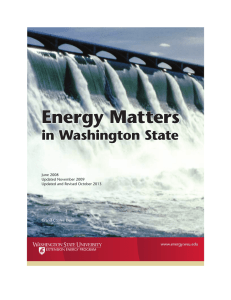 Energy Matters  in Washington State