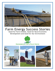 Farm Energy Success Stories Development and Good for Our Environment