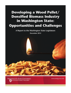 Developing a Wood Pellet/ Densified Biomass Industry in Washington State: Opportunities and Challenges