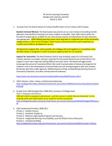 IPC Ad Hoc Steering Committee  Background summary and links  March 9, 2010   